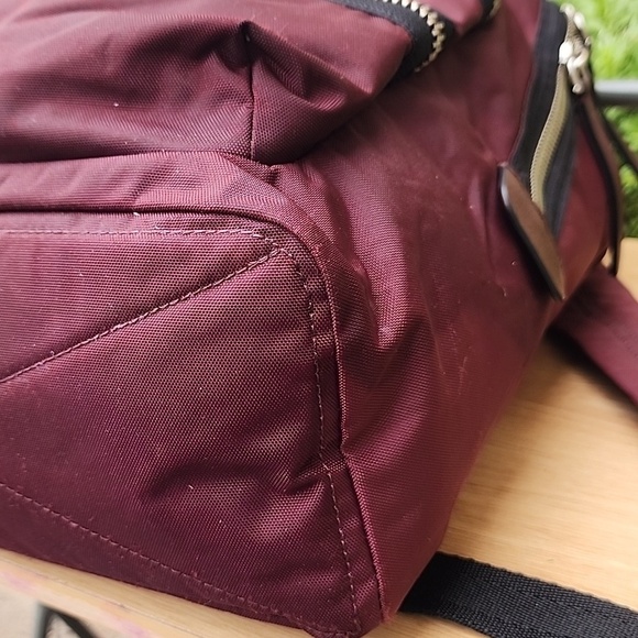 Marc Jacob’s Nylon Biker Backpack Burgundy